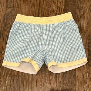 The Beaufort Bonnet Company Blue and Yellow Kids Shorts